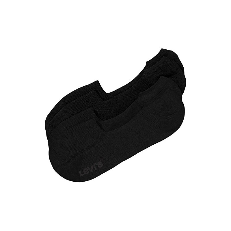 Levi's® Pack de 2 pares de Calcetines Invisibles Negros Talla 39/42