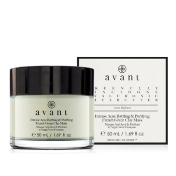 AVANT Skincare Intense Acné Battling and Purifying French Green Clay Mask 50 ml