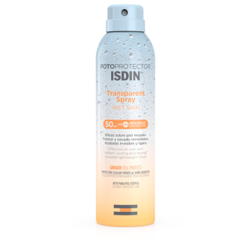 ISDIN Fotoprotector SPF 50 Transparent Spray Wet Skin 250 ml