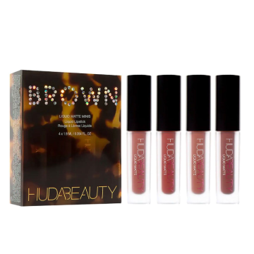 Huda Beauty Brown Obsessions Liquid Matte 4 Minis 