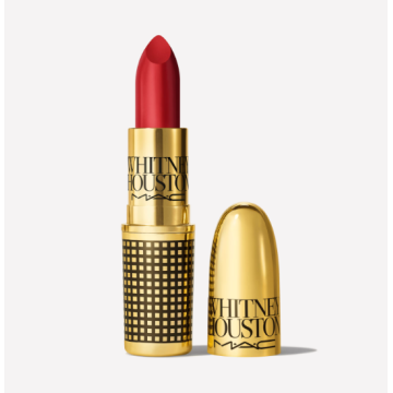 MAC Lipstick Whitney Houston Nippy's Feisty Red